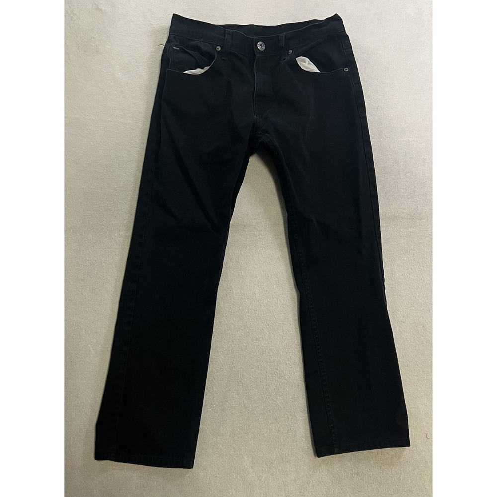 Zoo York Jeans Men's Size 34x32 (Fits 31x27)  Black Denim Straight Leg
